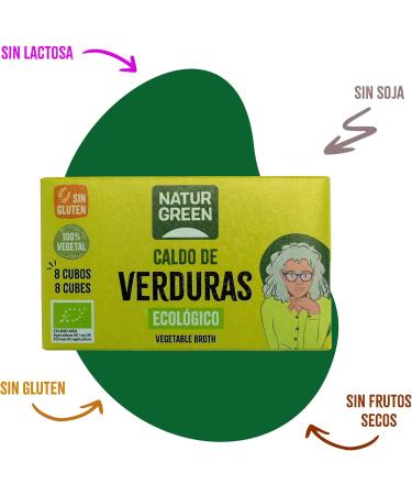  NaturGreen NaturGreen Organic Green Stock Tray 10 x 8.5 g - Buy Online on GoSupps.com