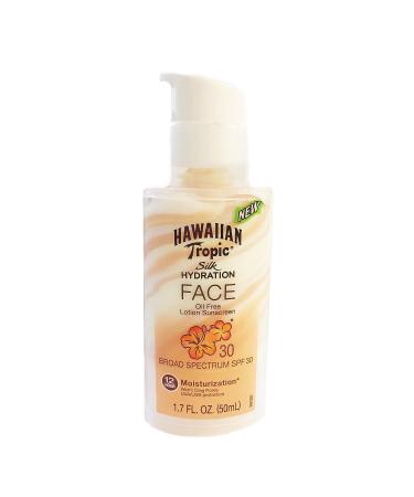 Hawaiian Tropic Silk Hydration Faces Lotion SPF 30 1.7 oz - Sunscreen Protection - Buy Online on GoSupps.com