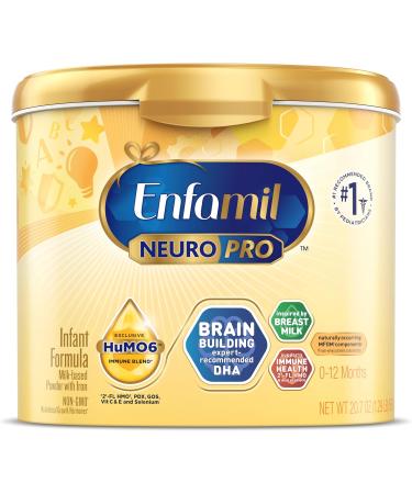 Enfamil NeuroPro Baby Formula, Infant Formula Nutrition, Triple Prebiotic Immune Blend, 2'FL HMO, & Expert-Recommended Omega-3 DHA, Perfect Choice for Baby Milk, Non-GMO, Powder Tub, 20.7 Oz - Buy Online on GoSupps.com