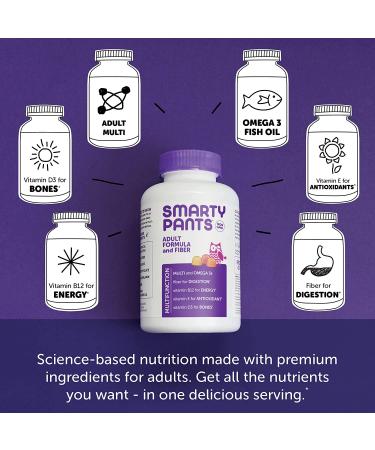 SmartyPants Adult Complete and Fiber 180 Gummies - Buy Online on GoSupps.com