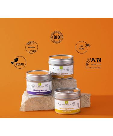 Greenendoor Nature Massage Cerps Set - Vegan 300ml Bio Soy Wax & Oils Natural Cosmetics Animal Testing Free Warm Massage Oil Gifts - Buy Online on GoSupps.com