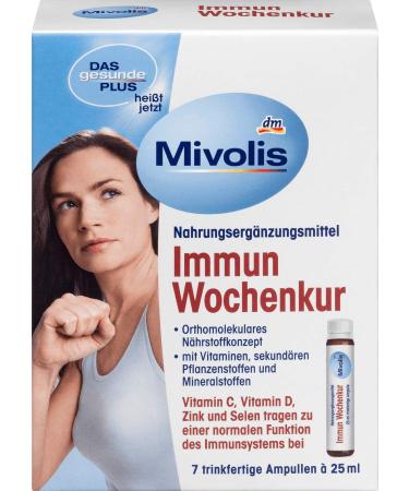 Mivolis (Das Gersunde Plus) Mivolis (Healthiest of Healthy) Immune Treatment Pack of 7 (175ml)