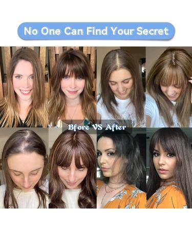 EMMOR Hair Toppers for Women Hair Loss Cover Hair Topper for Women with Thinning Human Hair 150% Density Silk Base Three Clips in Topper 14 inch Ombre Ash Blonde-35 Ombre Ash Blonde-35 35cm - Buy Online on GoSupps.com