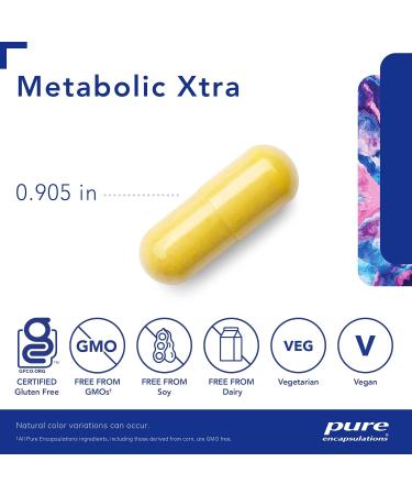 Pure Encapsulations Metabolic Xtra | Supplement to Support Carbohydrate Metabolism, and Homeostasis* | 90 Capsules - Buy Online on GoSupps.com