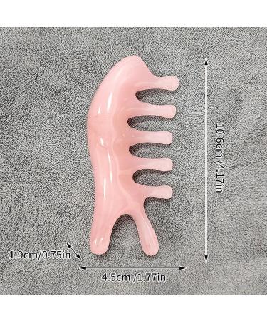 Meridian Massage Comb - Portable Synthetic Resin Acupuncture Therapy for Head Face Neck Massage - Relaxation Device with Wide Teeth - Ideal for Scalp Care - Buy Online on GoSupps.com