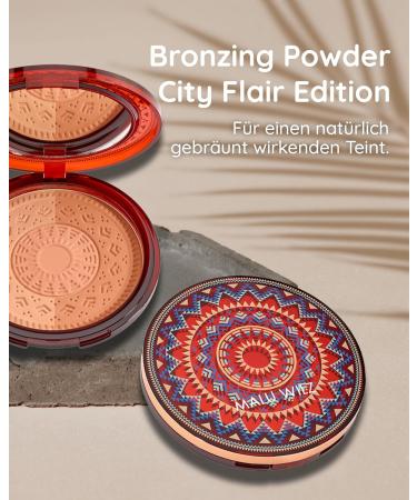 Malu Wilz Bronzing Powder City Flair Edition 20g | Feather-Light Bronzer with 3 Color Nuances for Flawless Makeup - Buy Online on GoSupps.com