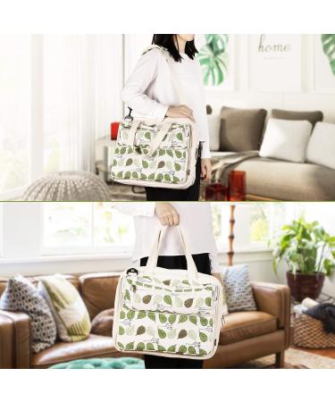 Lavievert Knitting Tote Bag - Yarn Storage for Projects, Needles, Hooks & Accessories - Buy Online on GoSupps.com