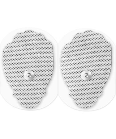 Easy home 16 2"x3" Re-useable Adhesive Electrode Snap On TENS Pads Compatible with EHE029G/AS1080 TENS electronic pulse massager Fit All TENs EMS Units with a 3.5mm DIAMETER Pin for Over The Counter (OTC) Use - Buy Online on GoSupps.com