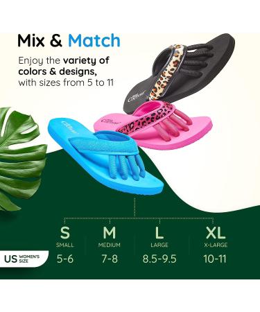 Pedi Couture Women's Pedicure Sandals - Turquoise Toe Separator Slippers - Buy Online on GoSupps.com