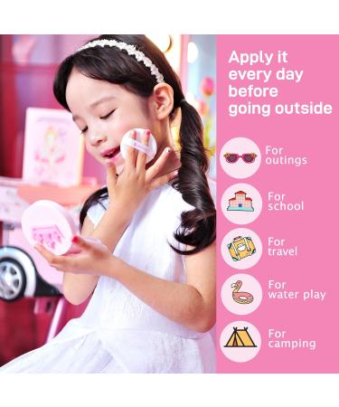 Peachand Baby Kids Mineral Sun Cushion SPF50+ PA++++ Korean Skin Care Angel's Wings Set with 1 Cushion and 1 Refill - Buy Online on GoSupps.com