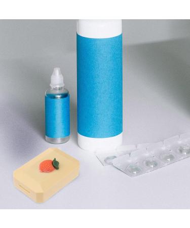 Minkissy 4PC Portable Contact Lens Case with Mirror & Tweezers - Waterproof Eye Storage Kit for Daily Use - Buy Online on GoSupps.com