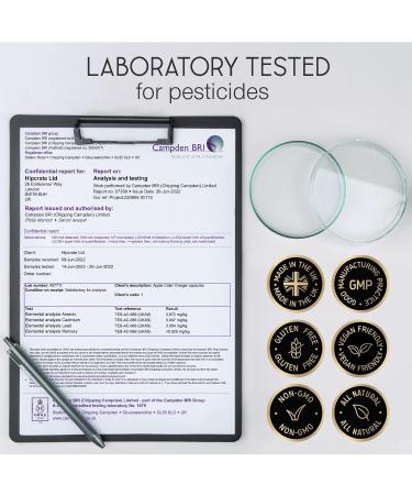 Apple Cider Vinegar Capsules with Mother - High Strength 90 Capsules 1800mg - Raw Unfiltered Apple Cider Vinegar Tablets - ACV Supplement for Women & Men - UK Keto Diet Friendly Pills That Work Fast - Buy Online on GoSupps.com