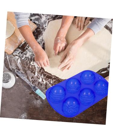 DECHOUS 2 Pcs Six Egg Mold Silica Gel 3D Gift Biscuit - Buy Online on GoSupps.com