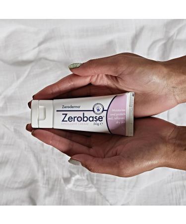 Zeroderma Zerobase Emollient Cream 50g - Moisturizing and Protecting Dry Skin - Buy Online on GoSupps.com
