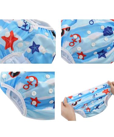 Mixidon Reusable Baby Swimming Diaper & Adjustable Trunks | 0-3 Years | Perfect for Swim Lessons & Ocean Fun - Buy Online on GoSupps.com
