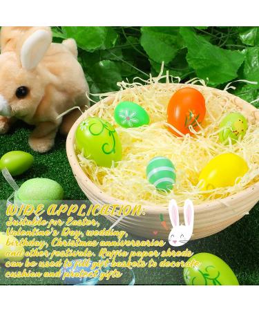Easter Grass Filler for DIY Gift Packaging & Decor - Light Yellow 9oz - Buy Online on GoSupps.com