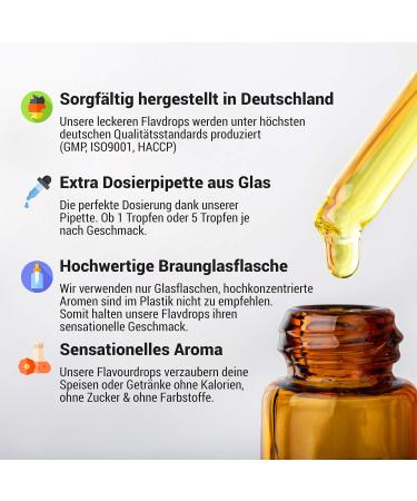 Sugar-Free Flavor Drops 50ml - Wehle Sports Butter Biscuit | Zero-Calorie Aroma for Quark Porridge & More - Tasty Drops Without Sugar - Buy Online on GoSupps.com