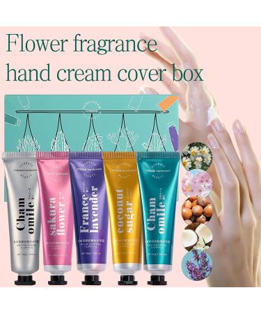 Vegan Plant Fragrance Hand Care Cream - 5pcs Mini Moisturizers for Dry Cracked Hands - Nourishing Formula for Soft Hands - Buy Online on GoSupps.com