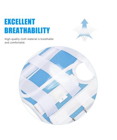 Strap Spica Support Brace - Thumb Splint Wrist Stabilizer Arm Support - Cloth Sports 17.5x17.5cm - Blue R | International Shipping Available - Buy Online on GoSupps.com
