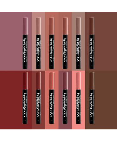 NYX Lip Lingerie Push-Up Plumping Lipstick - Bedtime Flirt, Red Tone Pink - Buy Online on GoSupps.com