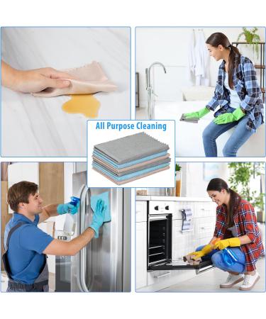 Nanoscale Cleaning Cloth 6 Pack | Fish Scale Streak-Free Window Towels | Reusable Lint-Free Cloth | Multicolor | 15.7'x11.8 - Buy Online on GoSupps.com