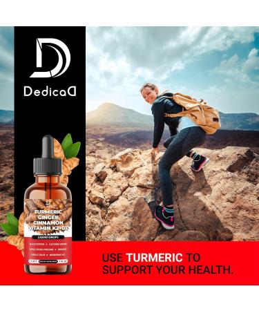 11in1 Liquid Turmeric Supplement with Ginger, Garlic, Ceylon Cinnamon, Berberine, Ginseng, Apple Cider Vinegar 1 Fl Oz 30 Servings - Buy Online on GoSupps.com