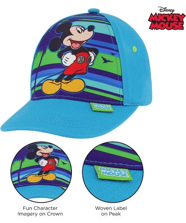 ABG Toddler Boys Mickey Mouse Hat & Sunglasses Set | Ages 2-4 | Kids Baseball Cap - Buy Online on GoSupps.com