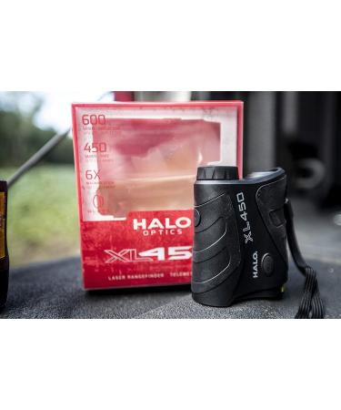 Halo Optics XL450 Hunting Laser Range Finder - Accurate 450 Yard Range, Water-Resistant, Ergonomic Non-Slip Grip - Buy Online on GoSupps.com