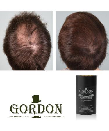 Gordon Fibres capillaires Fibres paississantes (22 g) + recharge de 25 g dans un sachet refermable couverture instantan e pour cheveux clairsem s (ch taignier fonc marron fonc ) - Buy Online on GoSupps.com