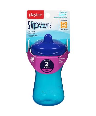 Playtex Sipsters Stage 2 Spout Sippy Cups - 9 oz | Leak-proof Design - Buy Online on GoSupps.com