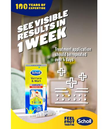 Scholl Verruca and Wart Complete Treatment Gel Pen - Single Pen - Buy Online on GoSupps.com