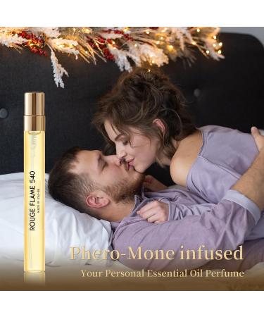 Pheromones Perfume for Women and Men- Inspired by B.accarat R.ouge 540 Enhanced Scents & Long Lasting Feromonas Perfume Oils Cologne Wife Christmas Gift Ideas Travel Size 0.4oz/12 mL-Rouge Flame Rouge Flame 540 With Phero - Buy Online on GoSupps.com