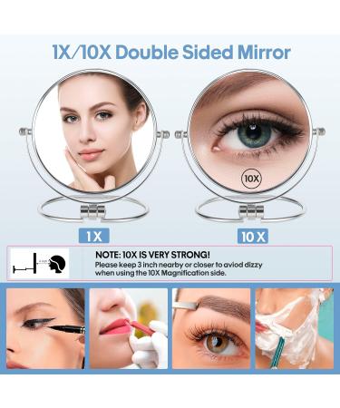 HOMEMIRO Makeup Mirror 6-Inch Foldable - Buy Online on GoSupps.com