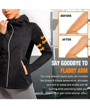 AGILONG Women's Sauna Suit for Weight Loss - Grey XX-Large - Buy Online on GoSupps.com