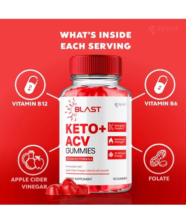 Blast Keto ACV Gummies Official Blast ACV Gummies Blast ACV Keto Advanced 1000MG Vitamin Gummys All Natural ACV Formula for Energy and Fitness Support Apple Cider Pomegranate Beet Root (60 Gummies) - Buy Online on GoSupps.com