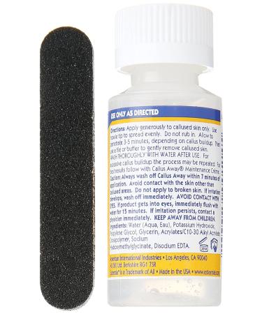 Esteemia Callus Away Remover - 1 fl. oz. | Gentle Callus Remover Solution - Buy Online on GoSupps.com