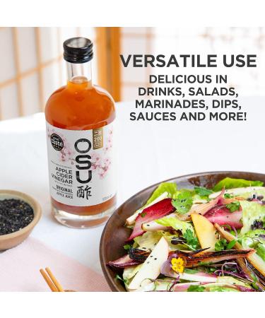 Osu Raw Apple Cider Vinegar 500ml Bottle - Vegan Friendly & Gluten Free - Buy Online on GoSupps.com