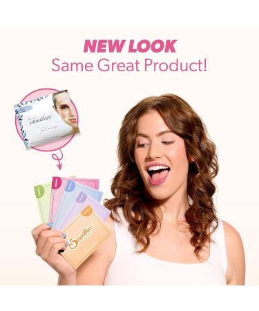 Facial Smoothies LONG Wrinkle Remover Strips - 48 Forehead Anti Wrinkle Patches - Buy Online on GoSupps.com