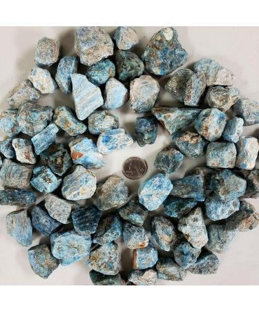 Blue Apatite Stones - Bulk Wholesale Crystal Stones - Raw Crystals Bulk 100g Stone Collection (Size : 100g) - Buy Online on GoSupps.com