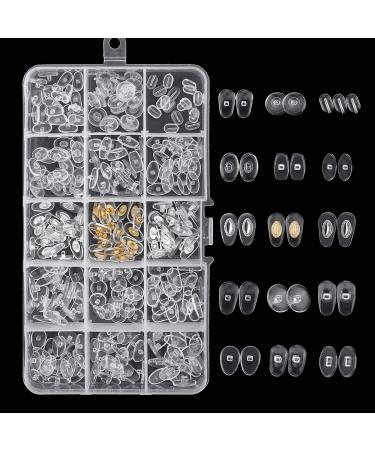 Juwaacoo Glasses Repair Kit - Complete Set with Screws Nose Pads 6-Part Screwdrivers & 3-Part Tools for Sunglasses - Buy Online on GoSupps.com
