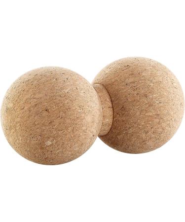 Newgen Medicals Double Ball Massage - Duo Massage Ball & Fascia Trainer Self-Massage Cork 6.5 cm Foot Massage Tool - Buy Online on GoSupps.com