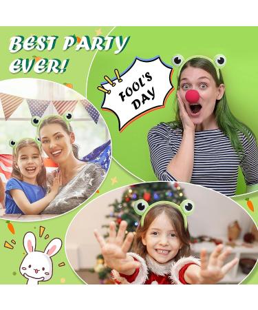 Cute Frog Headband Spa Headband for Girls and Women - Green Frog Eye Makeup Headband - Buy Online on GoSupps.com