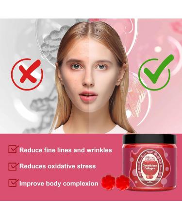Well&Whole Glutathione 500mg + Collagen 1000mg Gummies - Skin Brightening & Anti-Aging - Vegan, Non-GMO - Strawberry Flavor - 60 Count - Buy Online on GoSupps.com