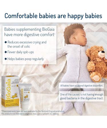 BioGaia Protectis Baby Probiotic Drops with Vitamin D - 10 ML 0.34 oz - Infant & Kids Gut Health Support - Buy Online on GoSupps.com