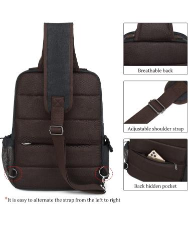 X-Large Army Green Canvas Crossbody Messenger Bag, Shoulder Sling Backpack for Travel - Buy Online on GoSupps.com