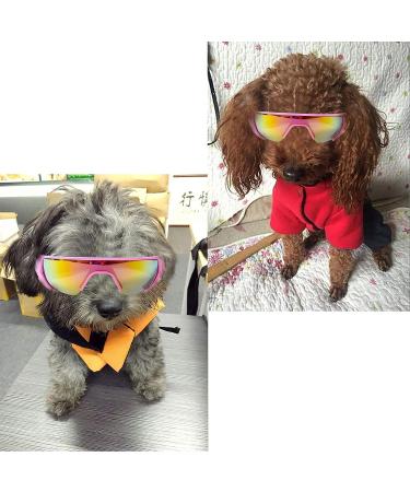 URBEST Dog Goggles Eye Protection - New Version Sunglasses for Medium Dogs - Pink, Waterproof, Windproof, UV Protection - Buy Online on GoSupps.com