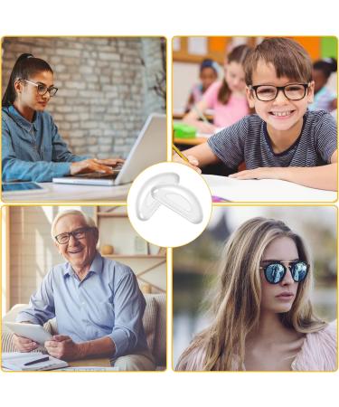 15 Pairs Silicone Nose Pads for Glasses - Anti-Slip Adhesive Pads | Non-Slip Self-Adhesive White Nose Pads for Comfort & Stability - Buy Online on GoSupps.com
