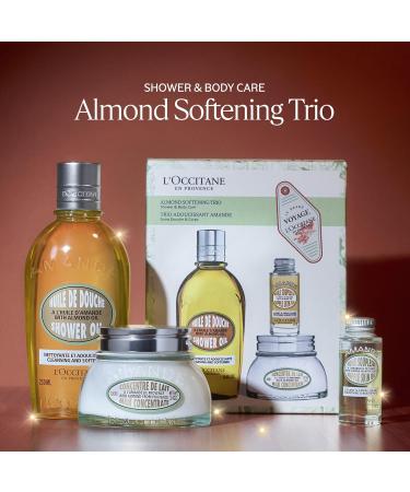 L'Occitane Almond Skin Softening Trio - Best Holiday Gift Set | Cleansing Shower Oil Moisturizing Milk Hand Cream - Shop Now for International Shipping - Buy Online on GoSupps.com