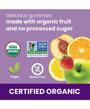 Fruily Organic Women's Multivitamin Gummies with Cranberry Extract - 60 Mixed Fruit Gummies - Buy Online on GoSupps.com