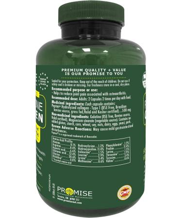 Promise Bovine Collagen Capsules 150 Count - Premium Supplement for Hair Skin & Nails Bone Strength & Joint Health - Supports Radiant Skin & Stronger Nails - Made in Canada - Buy Online on GoSupps.com